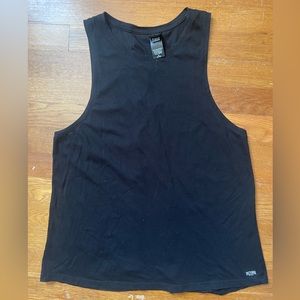 Victoria Secret Sport Open Back Black Tank Top Size Medium
